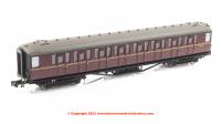 2P-011-077 Dapol Gresley Corridor 2nd Class Coach number E12108E in BR Maroon livery